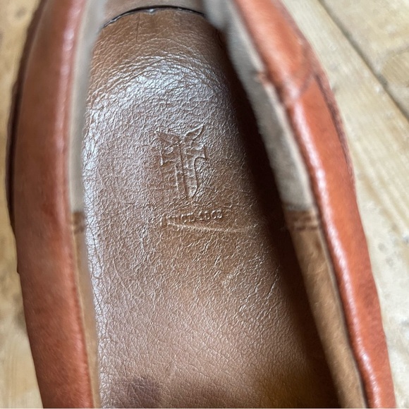Frye Ivy Leather Slip-On Sneakers Cognac Brown Women’s 6.5 - Picture 12 of 12